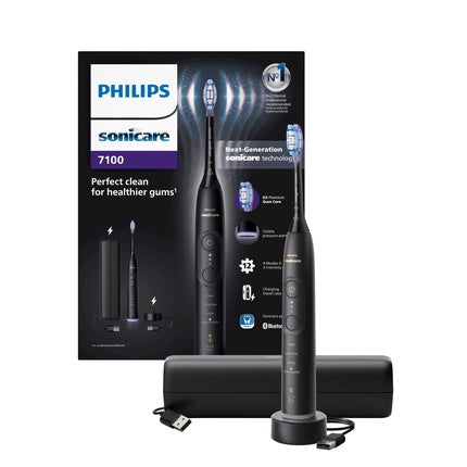 Philips Sonicare Black Electric Toothbrush Series 7100 Hx742101