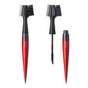 RED by Kiss Edge Cara 4 in 1 Edge Brush Comb Boar Bristles with Edge Fixer Strawberry Acai