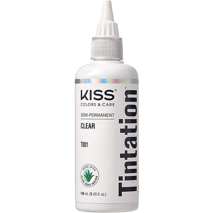 Kiss Tintation Semi-Permanent Hair Colour with Argan Oil and Aloe Vera - Clear T001