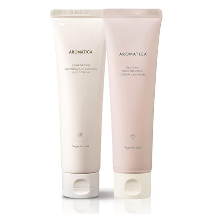 AROMATICA Calendula Cream and Rose Cleanser