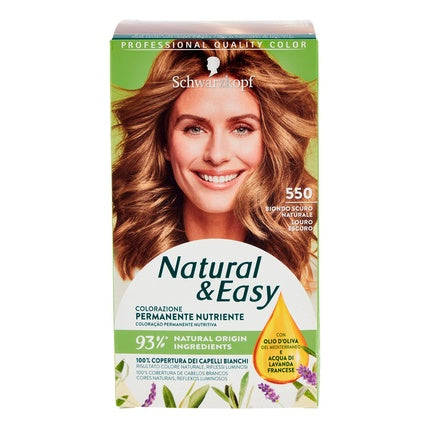 Natural&Easy Hair Color Dark Blonde Natural Blonde No. 550 142.5ml