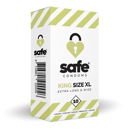 Safe King Size Xl Condoms Extra Long & Wide
