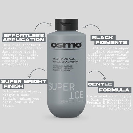Osmo Super Ice Brightening Mask for Toning Blonde Hair