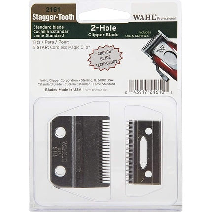 Wahl 5 Star Magic Clip Stagger Tooth Blade Cordless Clipper Head 0.8-2.5mm Cutting Length 0.12kg