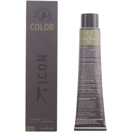 I.C.O.N. Ecotech Color Natural Permanent Coloration Light Violet Brown Number 5.7