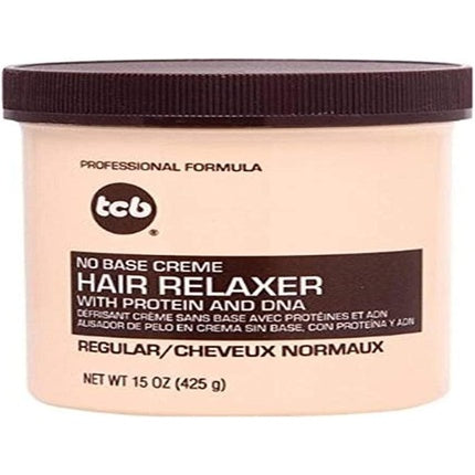 TCB Professional No Base Creme Hair Relaxer Regular Strength 18.75oz