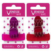Venesse Mini Hair Clips 2-Pack Elastic Sponge