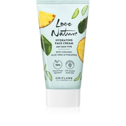 Oriflame Love Nature Organic Aloe Vera & Pineapple Moisturizing Cream