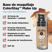 Revlon Colorstay Liquid Foundation Makeup for Normal/Dry Skin SPF 20