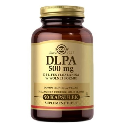 Solgar Dlpa 500mg 50 Capsules - Advanced Pain Management Formula