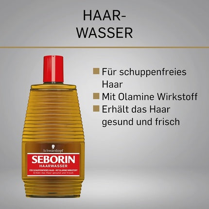 Schwarzkopf Seborin Hair Lotion 400ml - Hair Tonic Against Dandruff and Scalp
