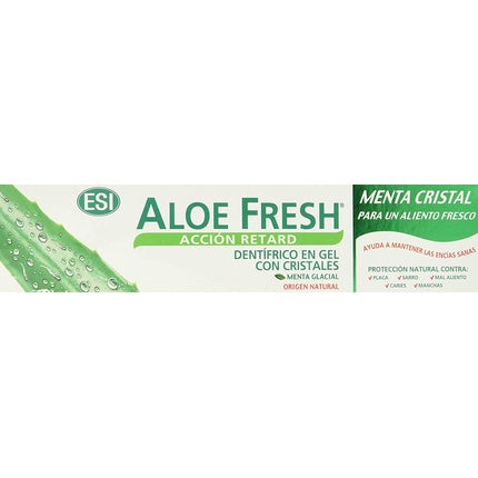 Aloe Fresh Crystal Mint Aloe Vera Gel Toothpaste with Crystals for a Fresh Breath