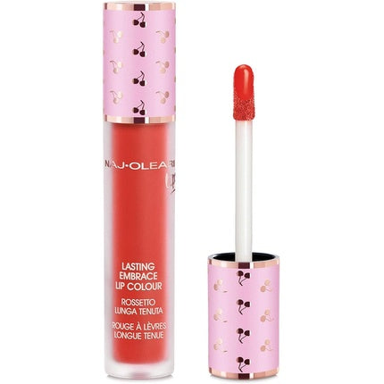 NAJ-OLEARI Lasting Embrace Lip Color Lipstick Makeup Face 07 Red Poppy