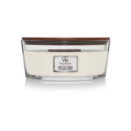 Woodwick Scented Candle Boat White Tea & Jasmine 453 G