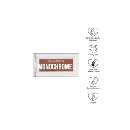 Monochrome Duo Eyeshadow - Shimmer and Matte Finish, High Pigment, Blendable