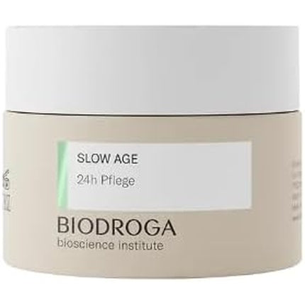 BIODROGA Bioscience Institute Slow Age 24h Care 50ml Anti-Ageing Moisture Reduces Lines Wrinkles Gives Energy with Black Forest Complex for Vital Skin Ideal for Tired Skin