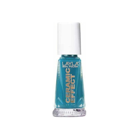 Ceramic Effect Nail Polish Vintage Turquoise 1.9 Ounce