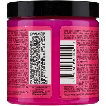 Manic Panic High Voltage Classic Cream Formula Hair Dye 8oz Cotton Candy Pink