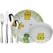 WMF Safari Cromargan Children's Crockery Set Multi-Colour 6-Piece