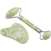 EcoTools Jade Roller and Gua Sha Facial Set 100% Jade Skincare Essential