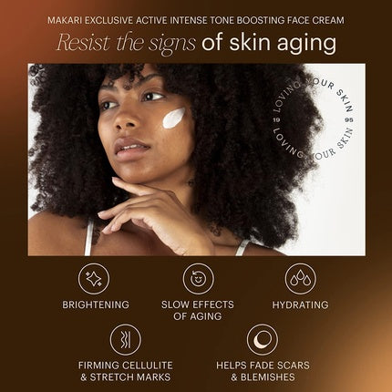Makari Exclusive Active Intense Tone Boosting Face Cream 1.7 Oz