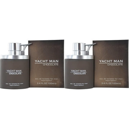 Myrurgia Yacht Man Eau De Toilette Spray for Men Chocolate 3.4 Ounce