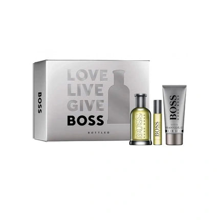 Hugo Boss Bottled Eau Toilette 100ml Set With Deodorant 150ml And Shower Gel 100ml