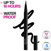 Wet n Wild Mega Last Breakup Proof Liquid Eyeliner Brown Waterproof Smudge-Resistant 16-Hour Wear