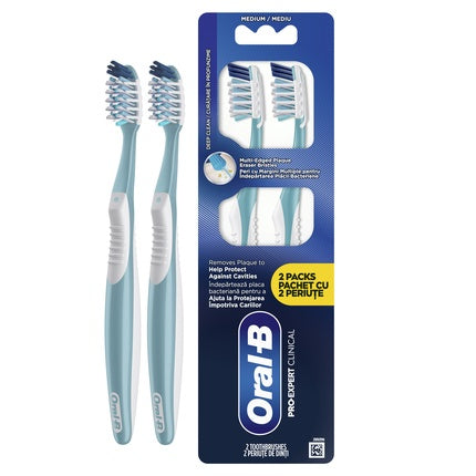 Oral B Oral-B Cross Action Pro-Clean Clinical Manual Toothbrush Plaque Removal & Cavity Protection