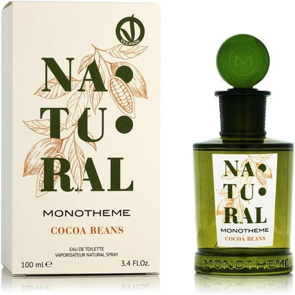 Monotheme Natural Cocoa Beans Eau De Toilette 100ml Vaporizer Natural Spray