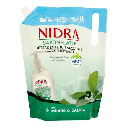 Nidra Refill Saponelatte Antibacterial Detergent