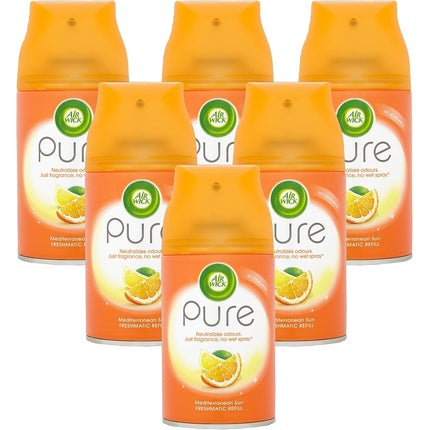 Air Wick Air Freshener Freshmatic Pure Auto Spray Mediterranean Sun Refill