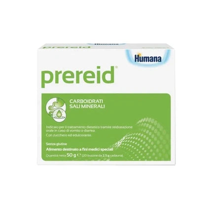 Humana Prereid Supplement For Acute Vomiting And Diarrhea 20 Sachets