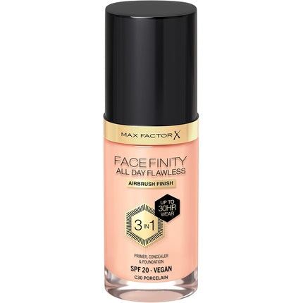 Max Factor Facefinity All Day Flawless 3-in-1 Liquid Foundation Lightweight Oil