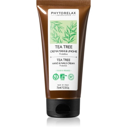 Phytorelax Laboratories Tea Tree Hand and Nail Emollient Cream - 75 ml