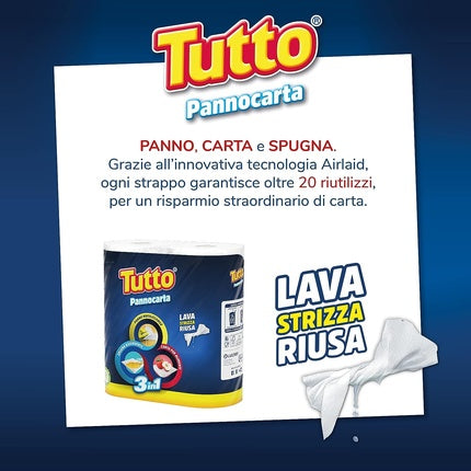 Tutto Pannocarta 3In1 - Pack of 2