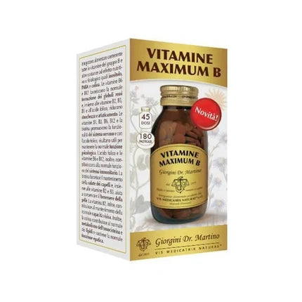 Dr. Giorgini Ser-Vis Srl Maximum B Vitamins 180 Tablets