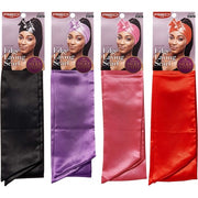 Red by Kiss Edge Laying Scarf Wrap for Hair Edge Silky Satin Scarf Set 3