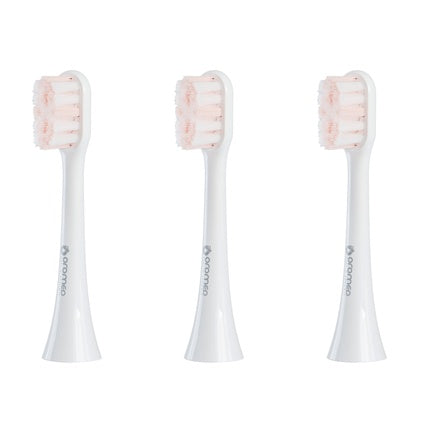 Oromed Oro-Smile Sonic Toothbrush Heads White, 3 Pieces