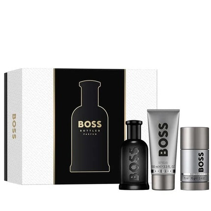 Boss Bottled Gift Set - Eau De Toilette Spray 100ml, Deodorant Stick 75ml, Shower Gel 100ml