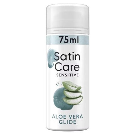Gillette Satin Care Shaving Gel 75ml Aloe Vera