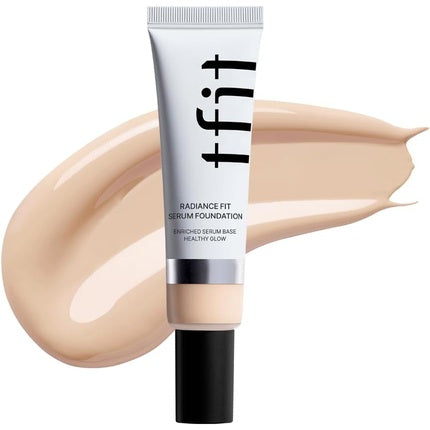 Tfit Radiance Fit Serum Foundation - Flawless Coverage, Dewy Finish