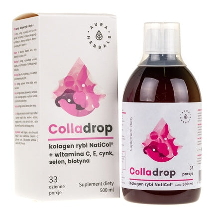 Aura Herbals Colladrop Fish Collagen NatiCol® + Vitamin C 500ml