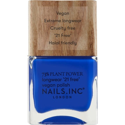 Nails Inc Nails.INC 73% Plant Power Inner Peace of Me Cobalt Blue