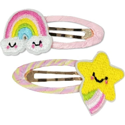 Invisibobble Snap Clip Kids Happy Sky - Pack of 2