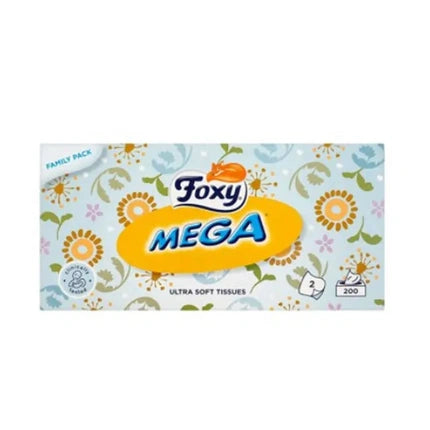 Foxy Foxy Mega Tissues 200 Units