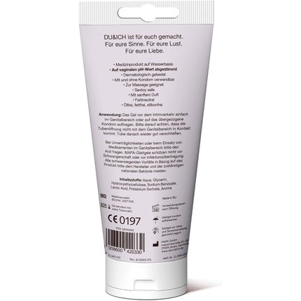 DU&ICH by Billy Boy Water-Based Lubricant and Massage Gel 200ml