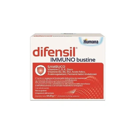 Humana Difensil Immuno Supplement For The Immune System 14 Sachets