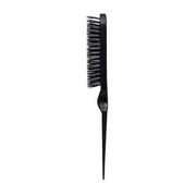 Eurostil Curved Crepe Brush With Boar Bristle Black