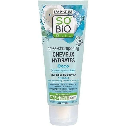 Moisturizing Conditioner with Coconut Oil and Hyaluronic Acid 200ml